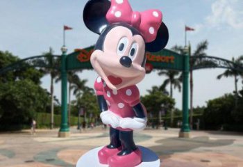 村口米奇雕塑 啞光卡通雕塑 公園動漫雕塑