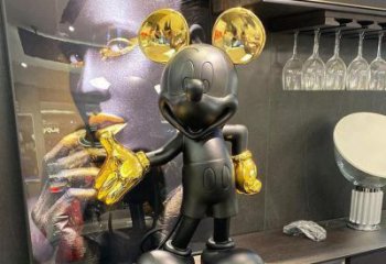 唐老鴨雕塑 大型別墅區(qū)卡通雕塑 農(nóng)村動漫雕塑