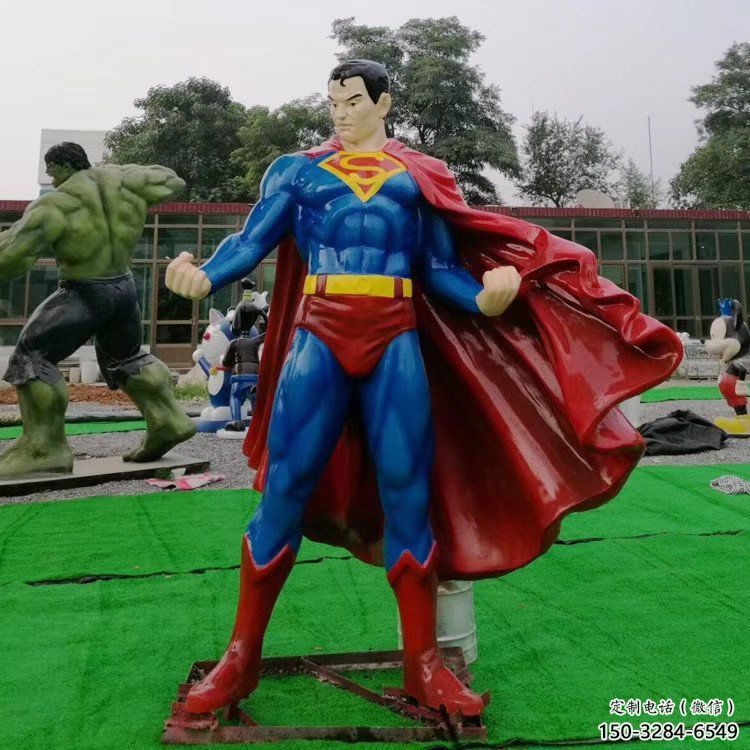 室內超人雕塑 仿真景觀動漫雕塑 大型卡通雕塑