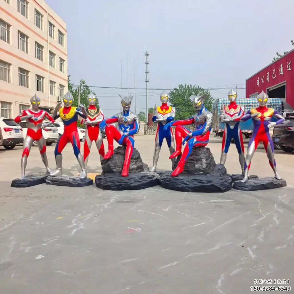 園林超人雕塑 城市廣場(chǎng)雕塑 步行街?jǐn)[件