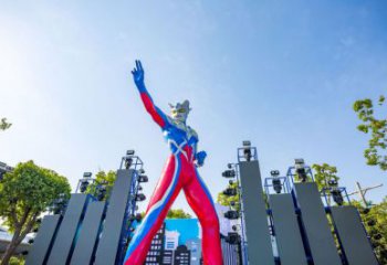 商業街超人雕塑 售樓處雕塑 卡通擺件