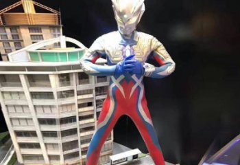 園林超人雕塑 大型卡通雕塑 中式動漫雕塑