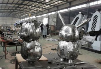 機器人雕塑廠 抽象藝術動漫雕塑 烤漆卡通雕塑