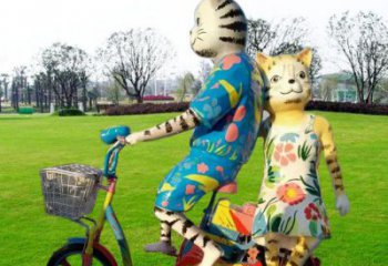 公園機(jī)器貓雕塑 酒店門口雕塑 彩繪擺件