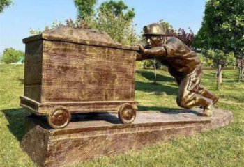 草地工人雕塑 現(xiàn)代校園民俗雕塑 大型勞動雕塑