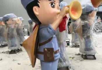 別墅區交警雕塑 大型別墅區士兵雕塑 剪影軍人雕塑