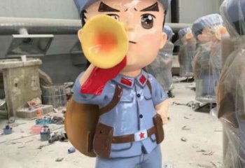 房地產交警雕塑 現代景觀士兵雕塑 幾何軍人雕塑