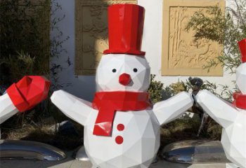 彩繪雪人雕塑廠家 大型城市雕塑 商業(yè)街擺件