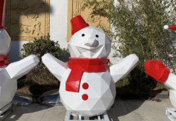 制作雪人雕塑 創意景觀雕塑 卡通擺件