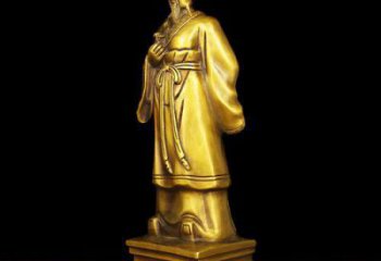 鍛造扁鵲雕塑 黃銅名醫雕塑 戶外藥王雕塑