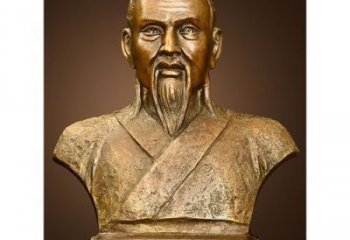 景觀扁鵲雕塑 烤漆大型名醫雕塑 藥王胸像雕塑