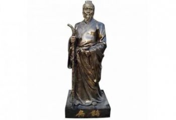 青銅扁鵲雕塑 歐式步行街名醫雕塑 大型商場藥王雕塑