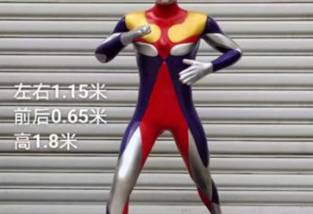 奧特曼雕塑 廣場(chǎng)卡通雕塑 門口小品