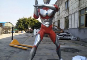 大型奧特曼雕塑 商業(yè)街廣場雕塑 彩繪擺件