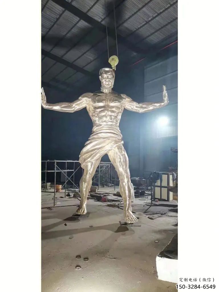 現代大力士雕塑 大型抽象雕塑 鍛造雕塑