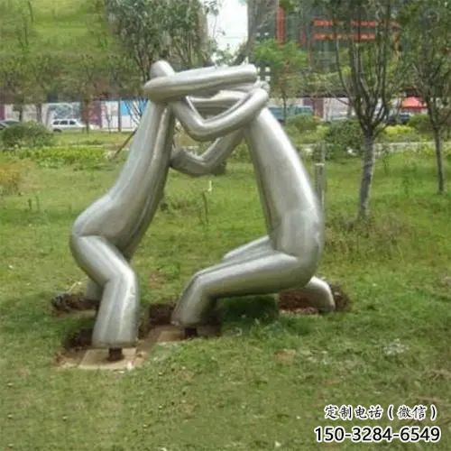 中式大力士雕塑 戶外抽象雕塑 游樂場(chǎng)雕塑