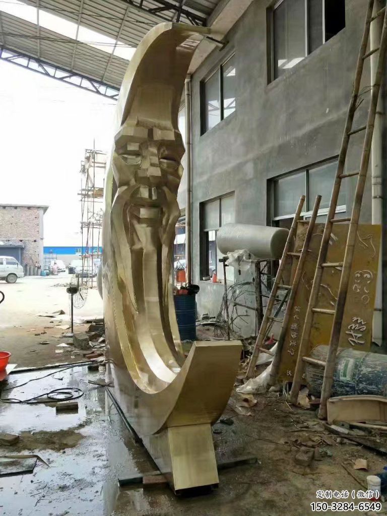 中式月老雕塑 景觀古代雕塑 鑄銅神話雕塑