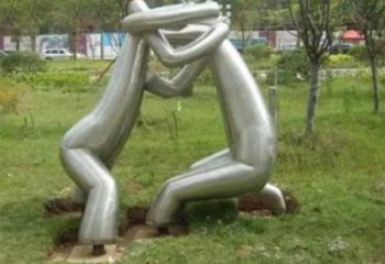 中式大力士雕塑 戶外抽象雕塑 游樂場雕塑