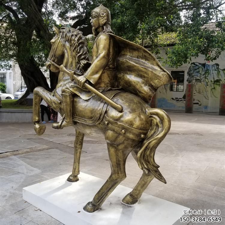 風(fēng)景區(qū)騎馬人雕塑 售樓處廣場雕塑 仿古擺件