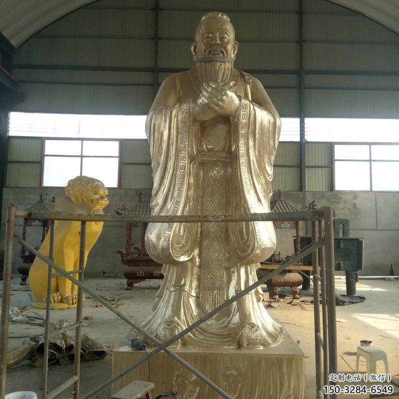 教育孔子雕塑 學校雕塑 步行街擺件