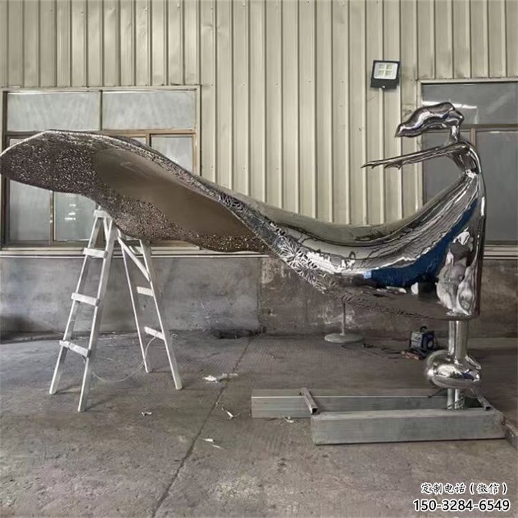 跳舞雕塑 抽象藝術(shù)舞者雕塑 烤漆女孩雕塑