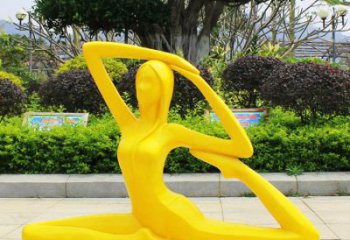 公園跳舞雕塑 創意舞者雕塑 美陳女孩雕塑