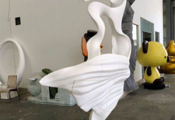 室內跳舞雕塑 仿真景觀舞者雕塑 大型女孩雕塑