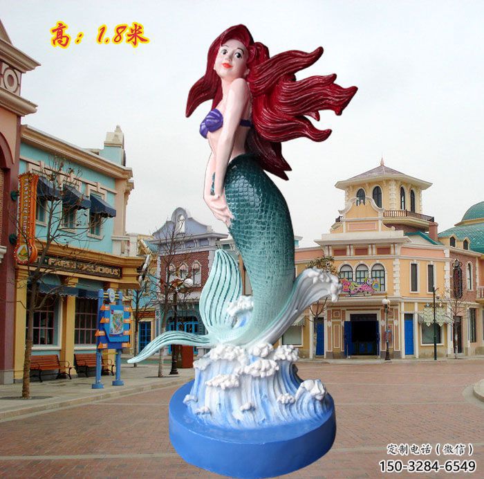 水景美人魚雕塑 風(fēng)景區(qū)幾何雕塑 廣場小品