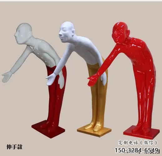 公園迎賓雕塑 酒店門口雕塑 彩繪擺件