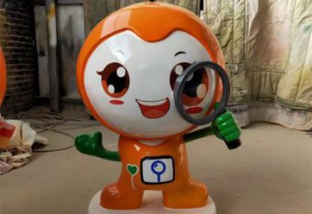 彩繪公仔雕塑 卡通雕塑 步行街擺件