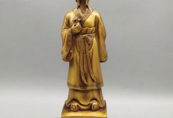 庭院張仲景雕塑 公園草地藥王雕塑 鍛造名醫(yī)雕塑