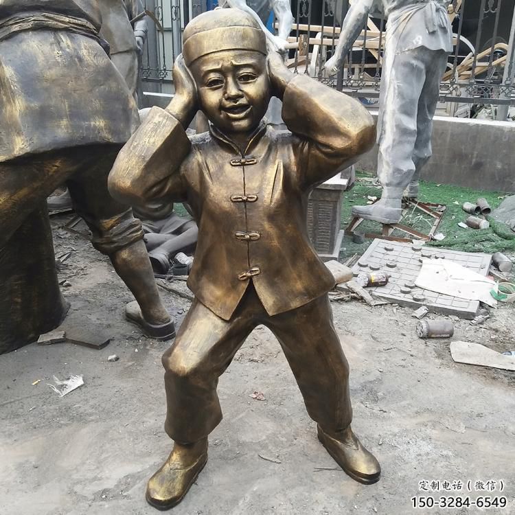 街道爆米花雕塑 現代景觀民俗雕塑 彩繪小吃雕塑