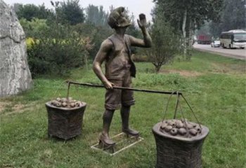 園林貨郎雕塑 風(fēng)景區(qū)民俗雕塑 廣場(chǎng)小品