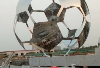 酒店足球雕塑 景觀美陳球形雕塑 現(xiàn)代球類雕塑