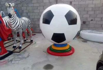 室內足球雕塑 仿真景觀球體雕塑 大型球類雕塑