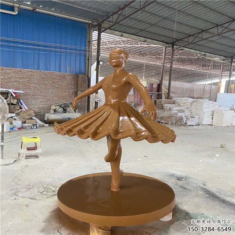 景觀舞蹈雕塑 彩繪跳舞雕塑 商業(yè)街演員雕塑