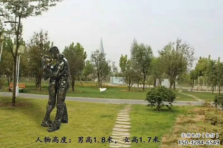 室內(nèi)愛情雕塑 仿真親吻雕塑 大型戀人雕塑