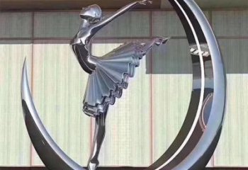 抽象舞蹈雕塑 餐飲店演員雕塑 商業街跳舞雕塑