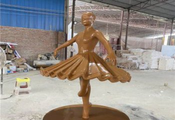 景觀舞蹈雕塑 彩繪跳舞雕塑 商業街演員雕塑