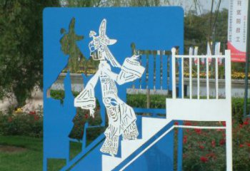 村口皮影雕塑 仿古雕塑 公園傳統雕塑