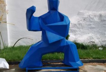 公園武術雕塑 創意練拳雕塑 美陳功夫雕塑