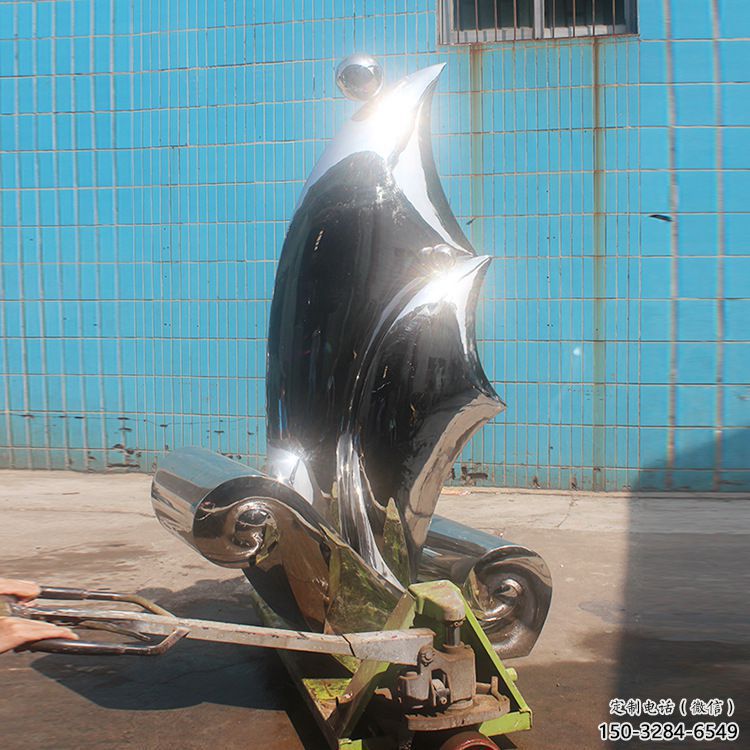 廣場揚帆雕塑 抽象風(fēng)帆雕塑 烤漆遠(yuǎn)航雕塑