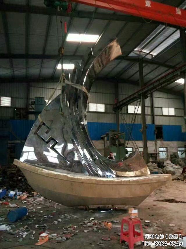 景觀揚(yáng)帆雕塑 仿真遠(yuǎn)航雕塑 風(fēng)帆雕塑