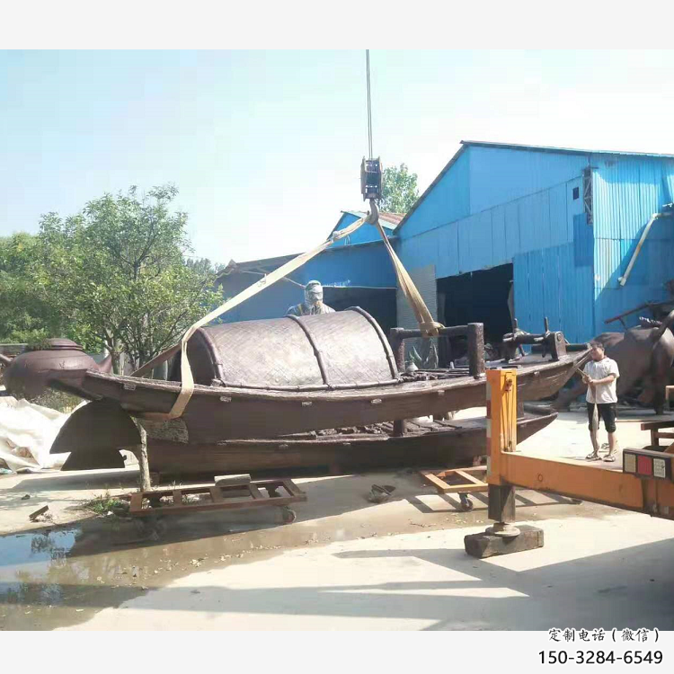 住宅小區(qū)揚帆雕塑 仿古風帆雕塑 公園遠航雕塑