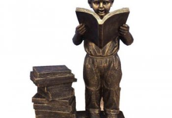 村口看書雕塑 仿古人物雕塑 公園學(xué)生雕塑