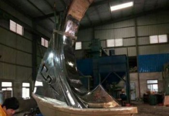 村口揚帆雕塑 仿古風帆雕塑 公園遠航雕塑