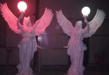 庭院和平女神雕塑 公園草地人物雕塑 鍛造歐式雕塑