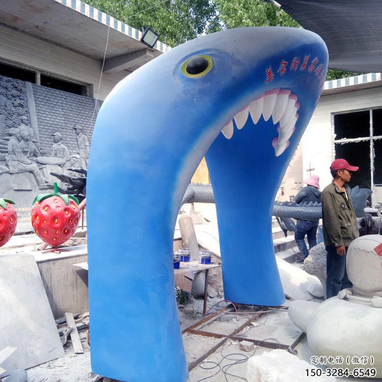 別墅區大門雕塑 大型別墅區雕塑 剪影拱門雕塑