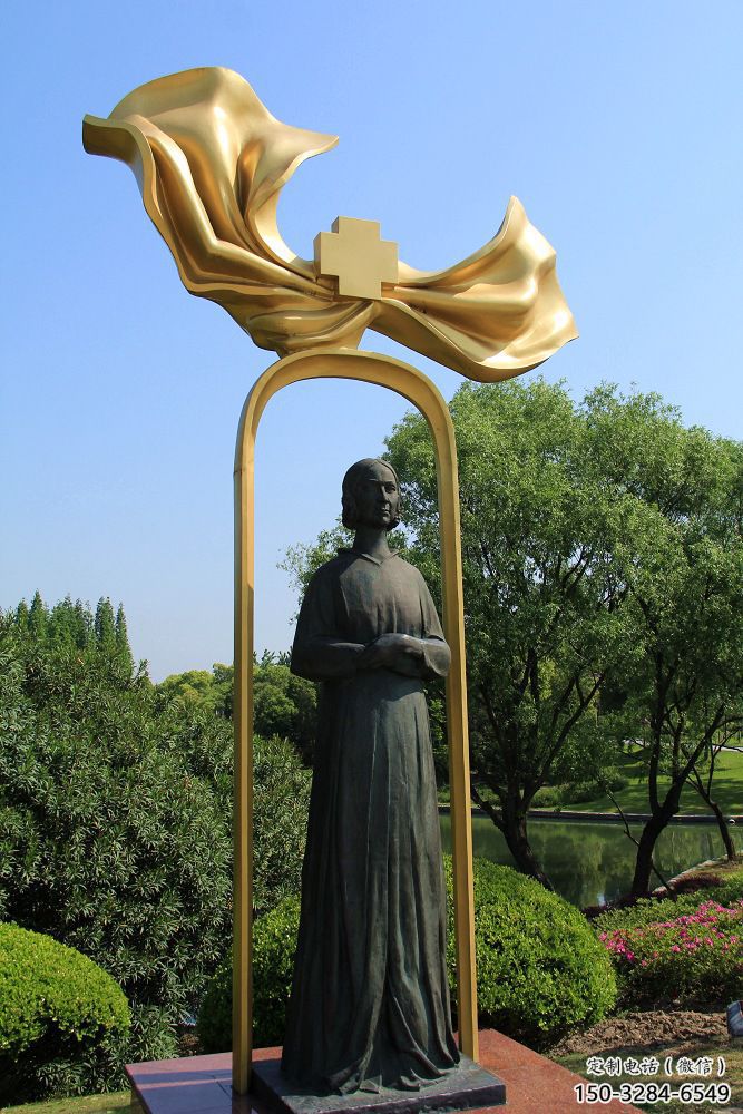 房地產大門雕塑 現代景觀雕塑 幾何拱門雕塑