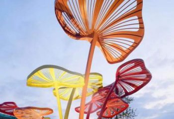 房地產扇子雕塑 現代景觀雕塑 幾何扇形雕塑